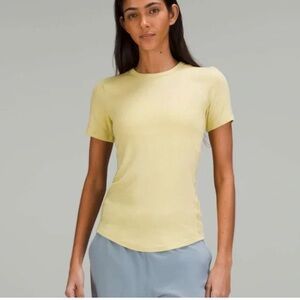Lululemon hold tight short sleeve ribbed t shirt size 2 NWT